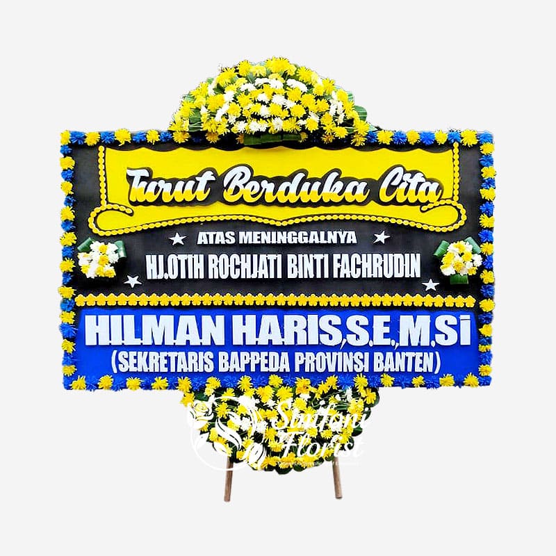 Karangan Bunga Papan Berduka Cita Belasungkawa BPBC-02 - Toko Bunga Bandung Simfoni Florist simfoniflorist.com