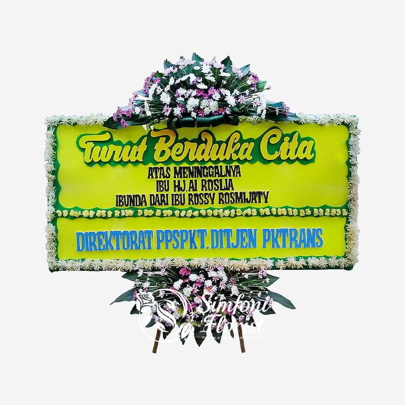 Karangan Bunga Papan Berduka Cita Belasungkawa BPBC-06 - Toko Bunga Bandung Simfoni Florist simfoniflorist.com