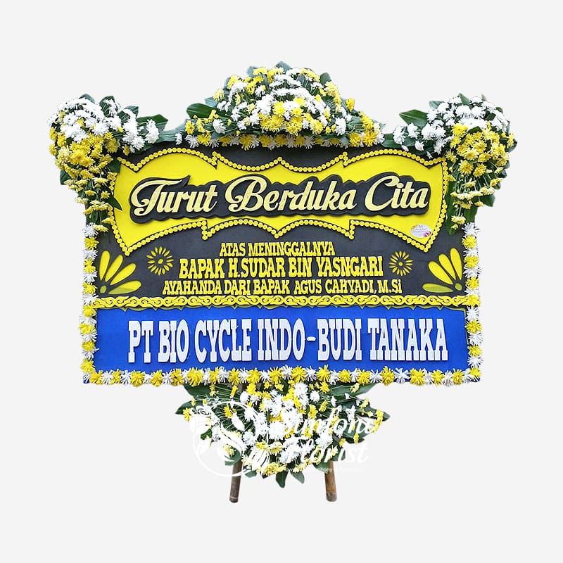 Karangan Bunga Papan Berduka Cita Belasungkawa BPBC-13 - Toko Bunga Bandung Simfoni Florist simfoniflorist.com