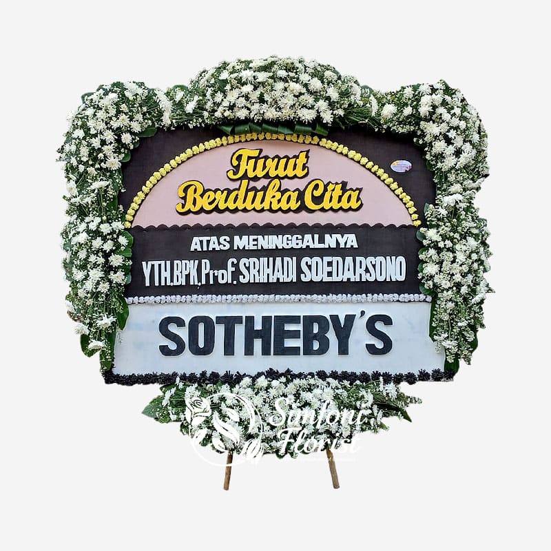 Karangan Bunga Papan Berduka Cita Belasungkawa BPBC-15 - Toko Bunga Bandung Simfoni Florist simfoniflorist.com