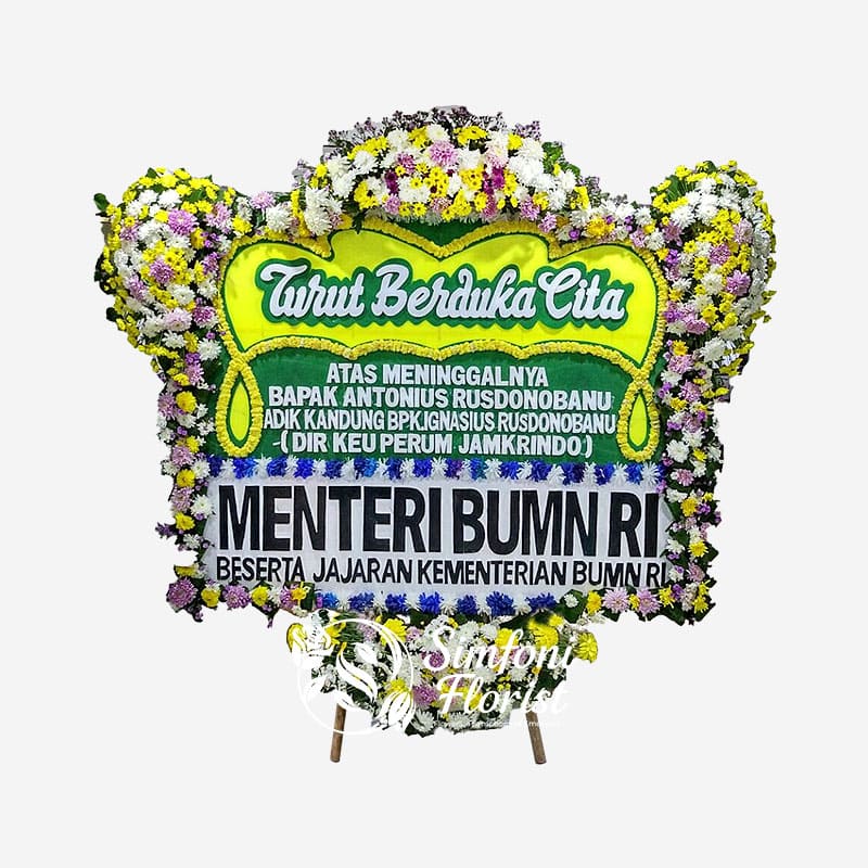 Karangan Bunga Papan Berduka Cita Belasungkawa BPBC-17 - Toko Bunga Bandung Simfoni Florist simfoniflorist.com