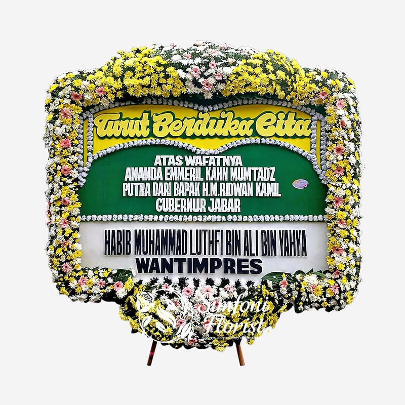 Karangan Bunga Papan Berduka Cita Belasungkawa BPBC-19 - Toko Bunga Bandung Simfoni Florist simfoniflorist.com