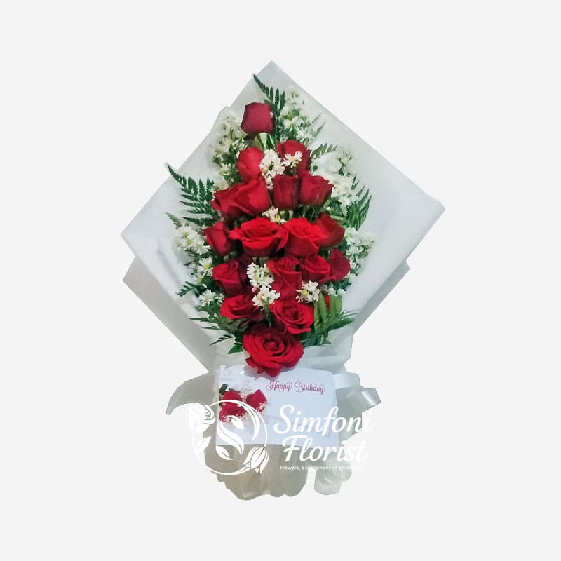 Karangan Bunga Rangkaian Buket Tangan Hand Bouquet BRBT-05 - Toko Bunga Bandung Simfoni Florist simfoniflorist.com