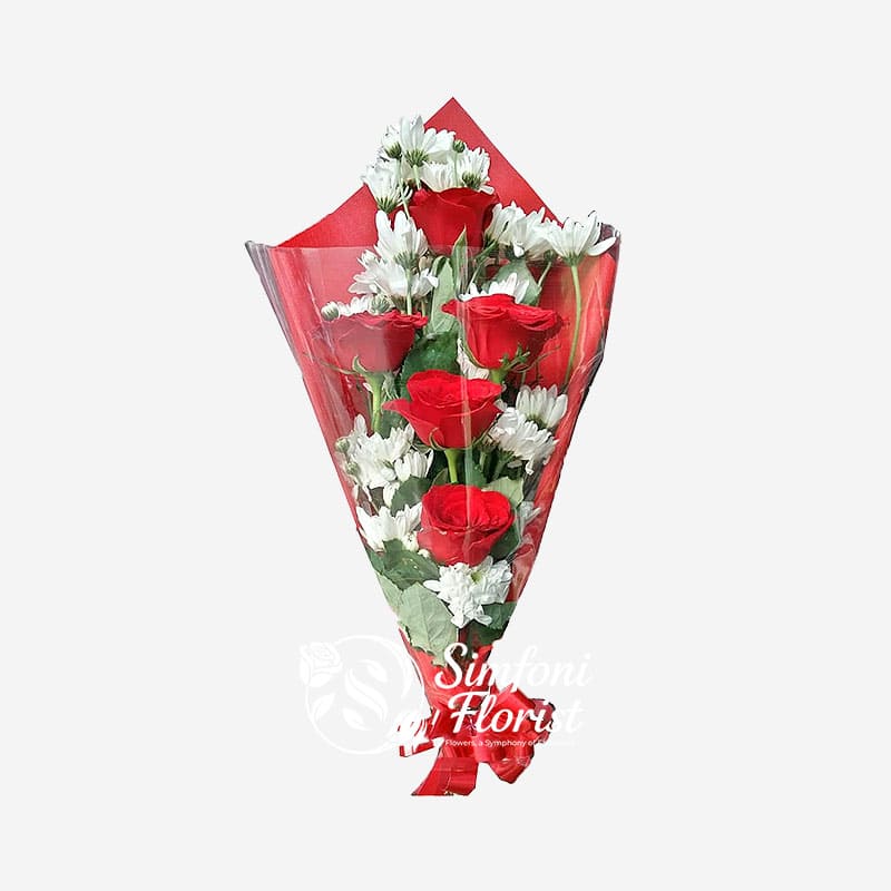Karangan Bunga Rangkaian Buket Tangan Hand Bouquet BRBT-07 - Toko Bunga Bandung Simfoni Florist simfoniflorist.com
