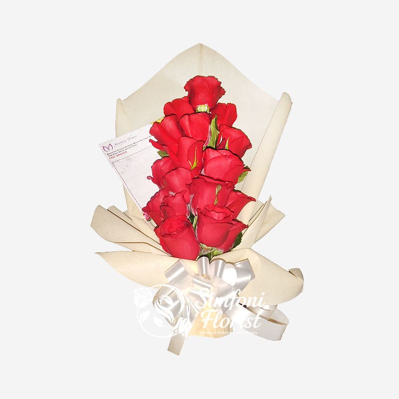 Karangan Bunga Rangkaian Buket Tangan Hand Bouquet BRBT-09 - Toko Bunga Bandung Simfoni Florist simfoniflorist.com