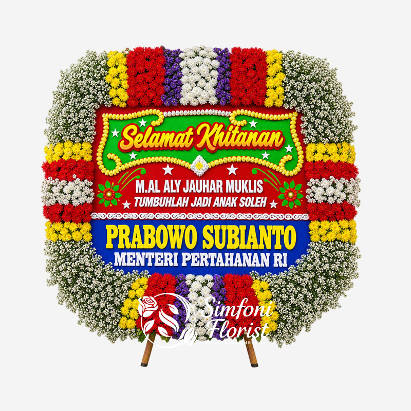Karangan-Bunga-Papan-Ucapan-Selamat-dan-Sukses-Congratulation-BPUS-17-Toko-Bunga-Bandung-Simfoni-Florist-simfoniflorist.com